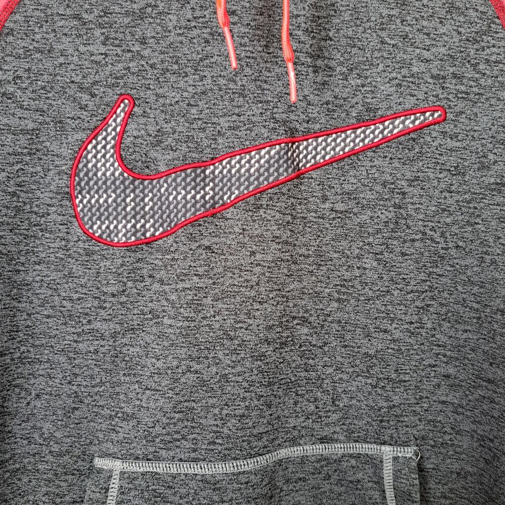 Nike Therma FIt Gray and Pink Women's Small Activeware Athletic Hoodie - Picture 3 of 8